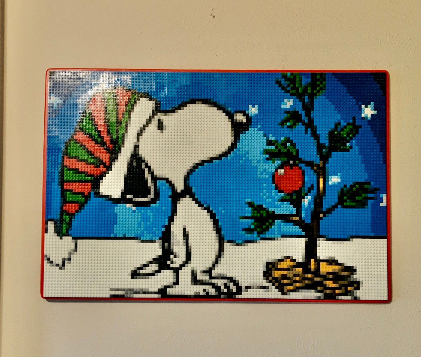 Snoopy Xmas  (36"W x 24"H)