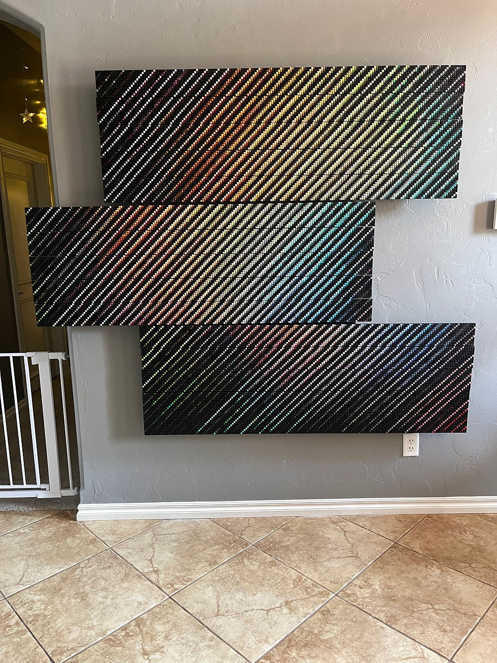 Thumbnail: Fractured Lines (60" x 60")