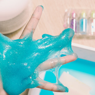 Blue Glitter Slime