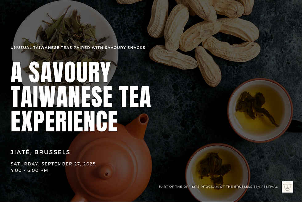 A Savoury Taiwanese Tea Experience