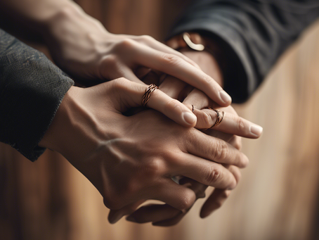 Inspiração: Histórias emocionantes de casais e alianças personalizadas