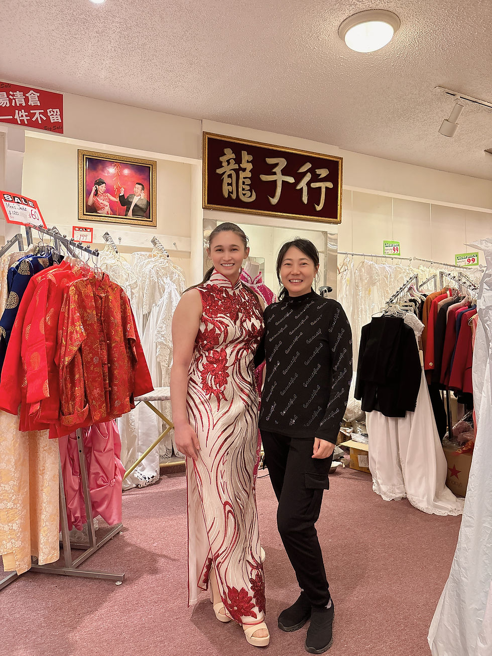 Thumbnail: 8803 New Custom made Qipao Cheongsam for Princess Isabella Lee Miller
