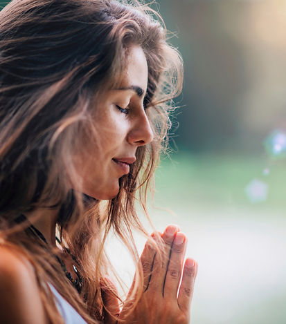 photo of women meditating