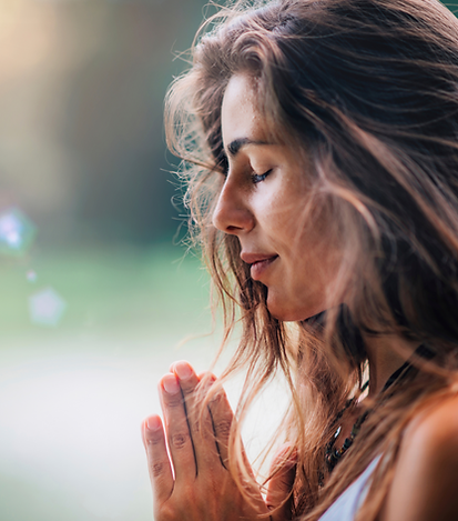 photo of women meditating