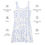 Thumbnail: Women’s Golf Cart & Tee Skater Dress – Blue Golf Pattern – Casual Flare Dress 