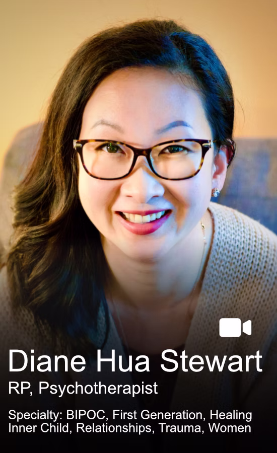 Portrait of psychotherapist Diane Hua Stewart