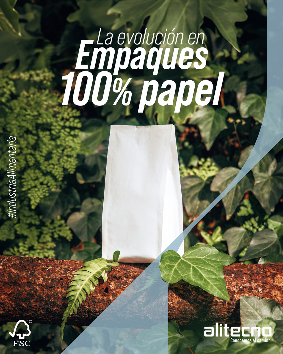 Empaques 100% papel.