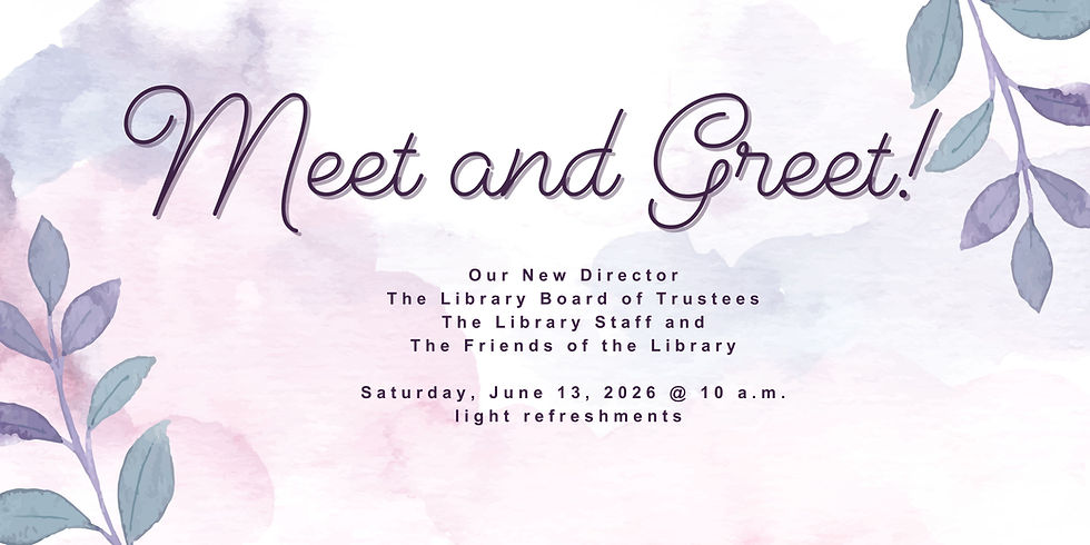 SMRL Meet and Greet Saturday June 13, 2026