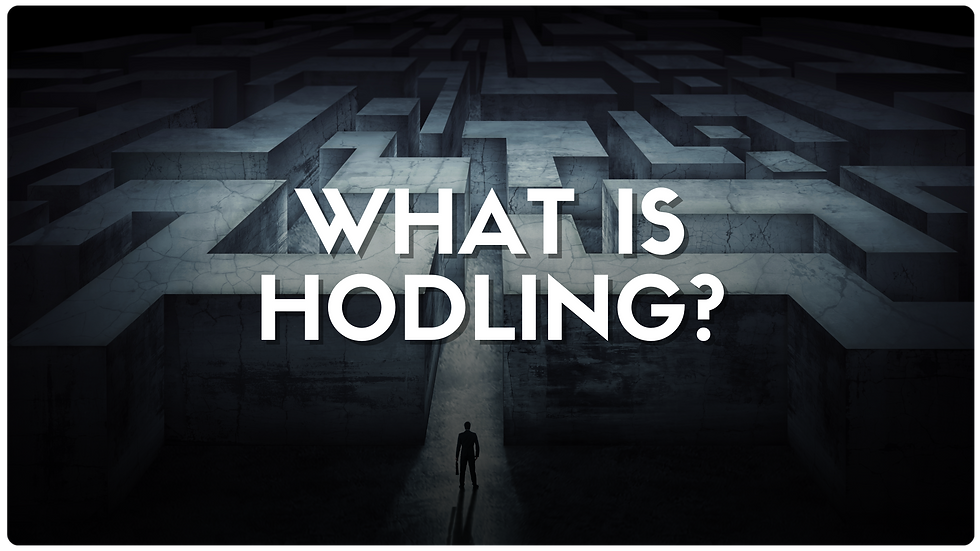 what is crypto hodling and how to benefit