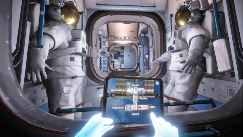 ISS VR spacewalk