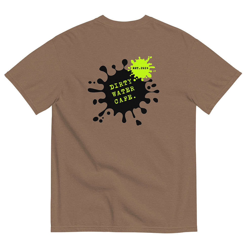 Thumbnail: Stay Dirty Tee - black and green splatter