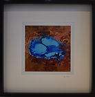 Framed photo print.