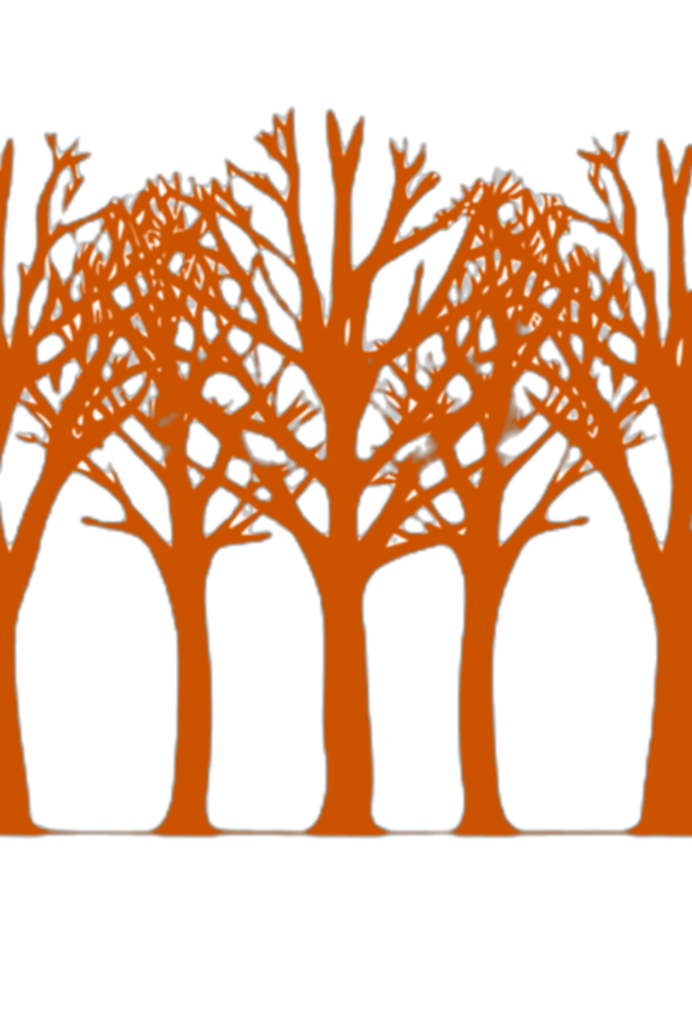 outline of tree branches