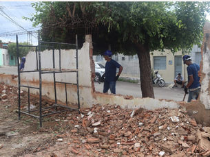 Prefeitura de Juazeiro inicia reforma nas escolas Sebastião Teixeira Lima e Dom Vicente