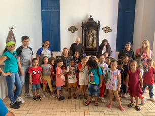 Alunos de escola pública participam de atividade do Projeto Padre Cícero