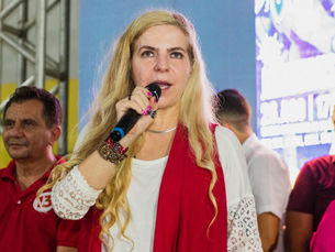 Luizianne agradece votação da chapa e diz: "Influências externas invadiram integridade do processo"