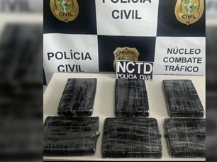 Passageiro é preso no Ceará transportando 6 kg de cocaína em ônibus interestadual