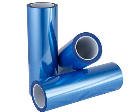 3 Rolls of blue PET films