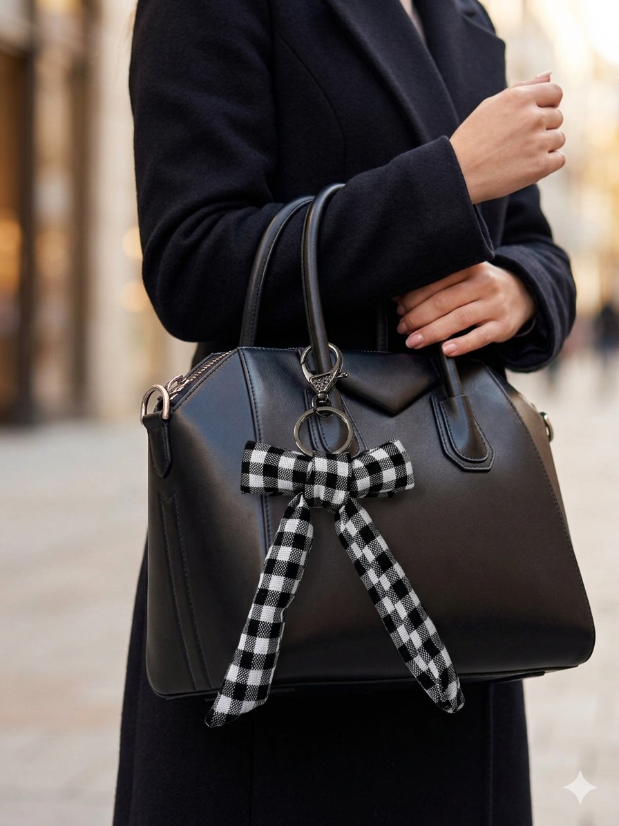 Puffy Bow Bag Charms