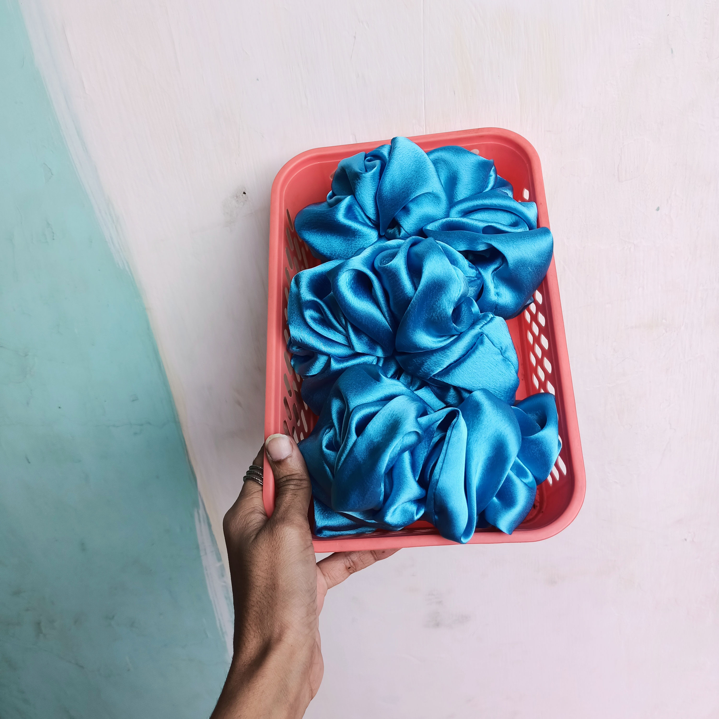 Maya Satin Scrunchies