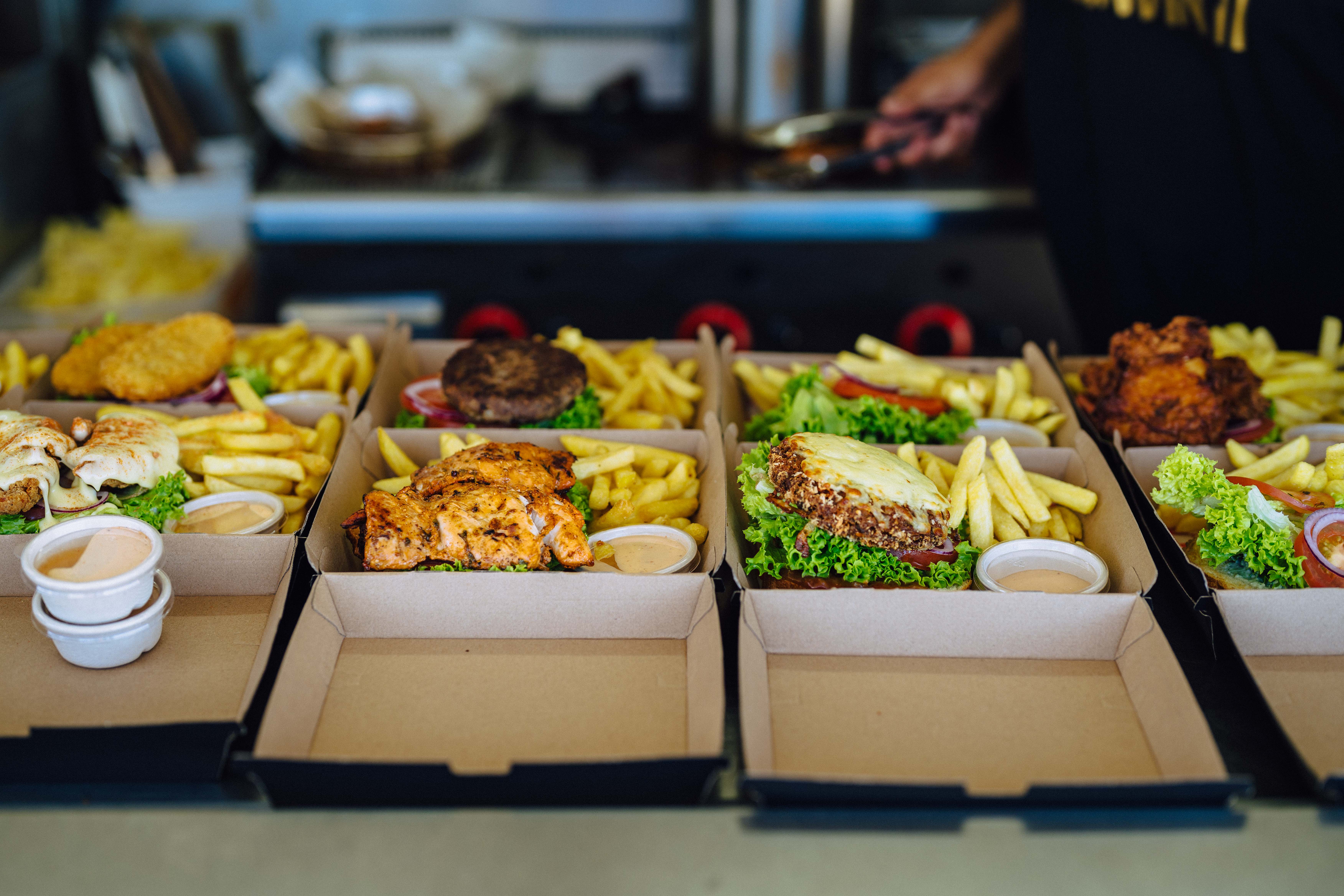 Arranged Food and Objects