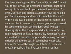 Q&A on Season Five Of The Undead