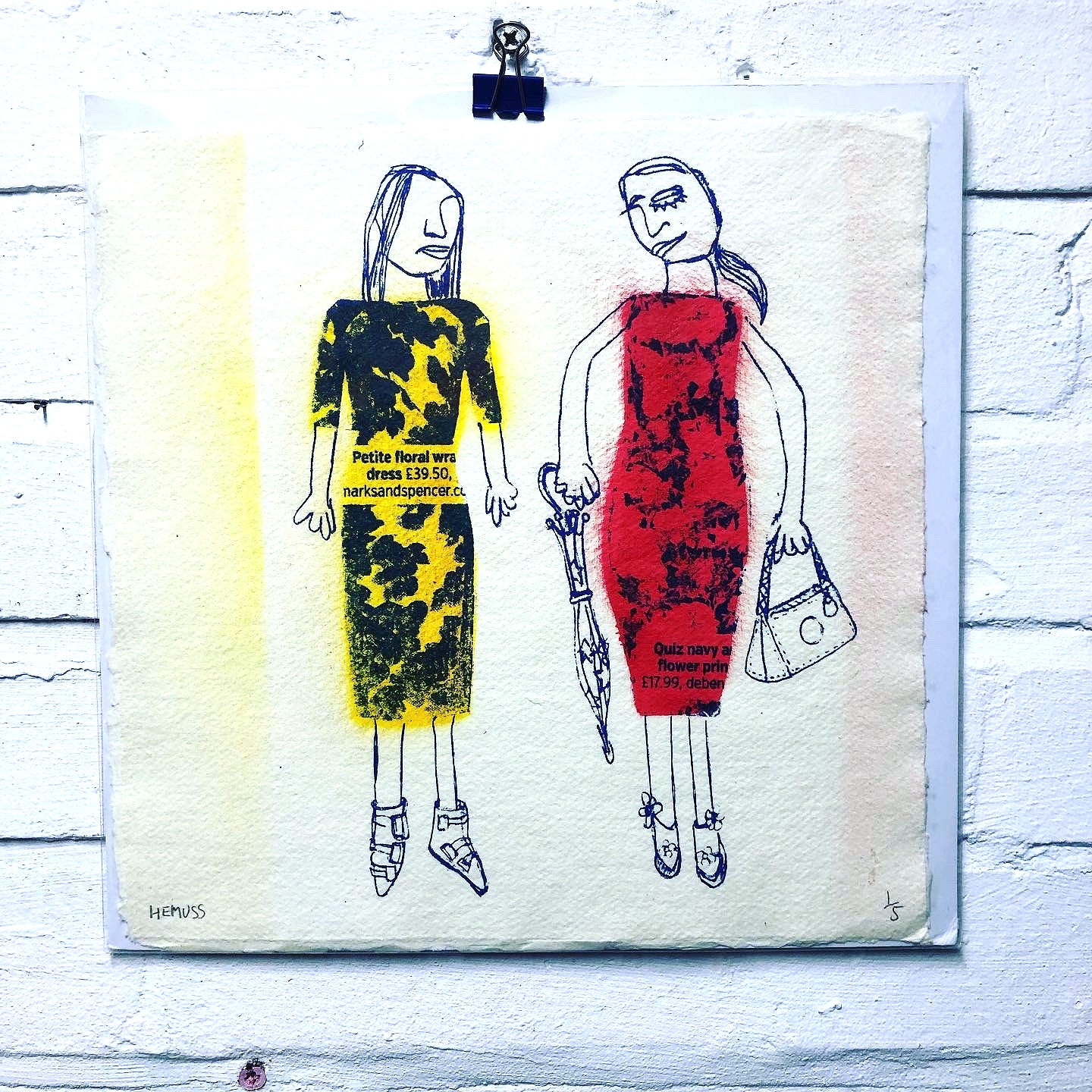 2 Girls (Yellow and Red)