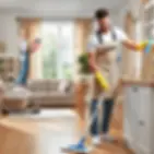 DALL·E 2024-10-04 14.20.11 - A clean and bright house interior with two people in cleaning