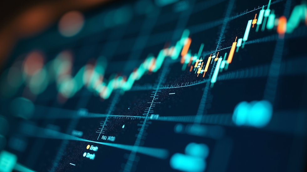 Close-up view of a digital ledger system displaying blockchain data