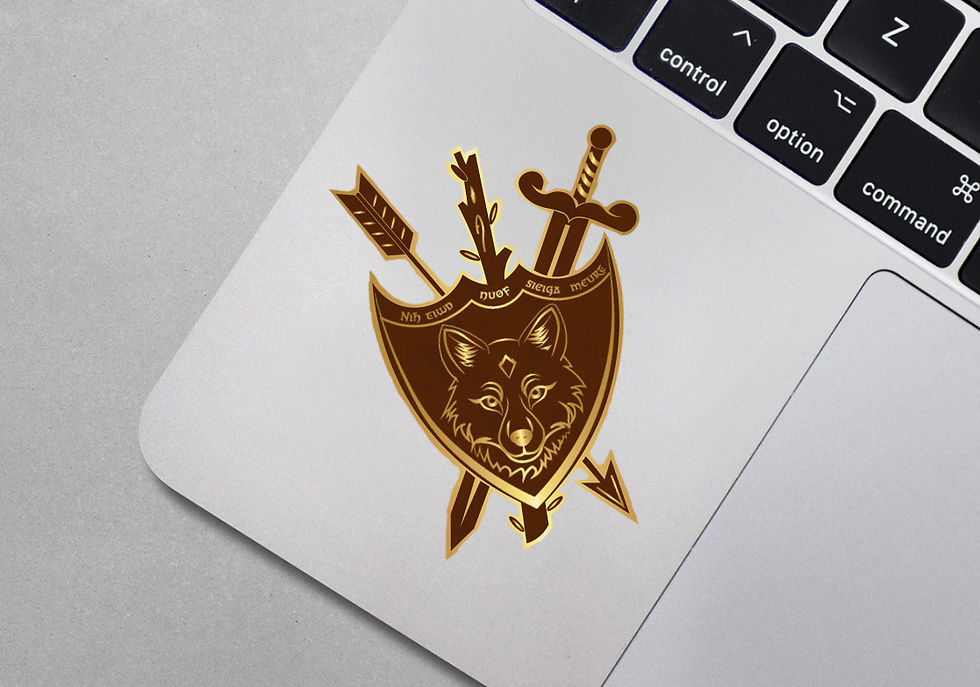 Thumbnail: Corgi Crest Sticker