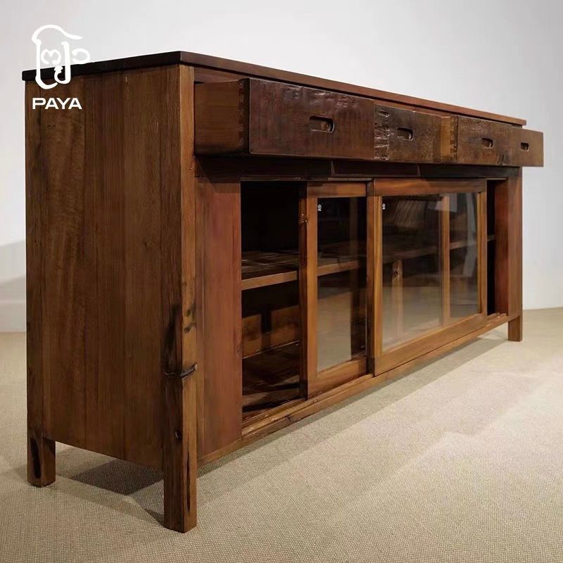 Thumbnail: Four-Drawer Glass Sideboard