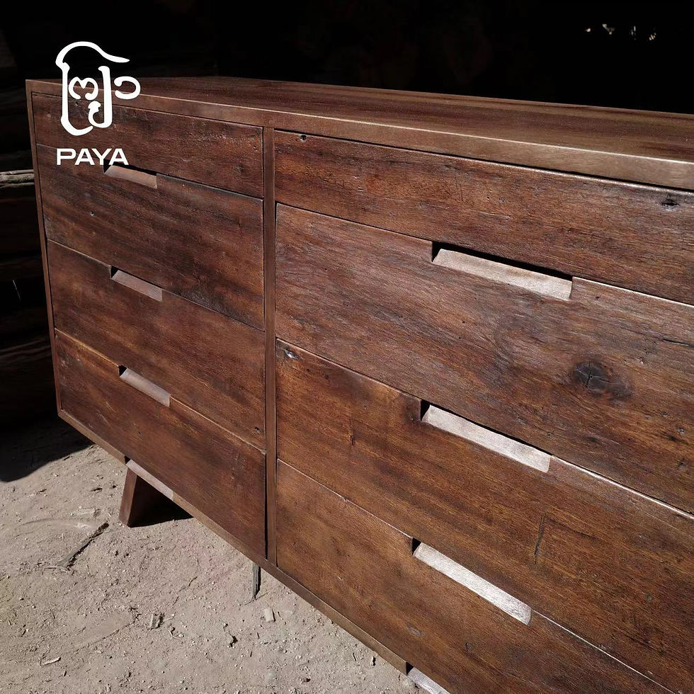 Thumbnail: Cang Wood Eight Drawer Dresser