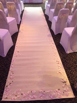 Aisle Runner - White or Ivory