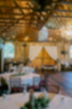 Beautiful Table Setup inside the barn at Oak Creek Farm