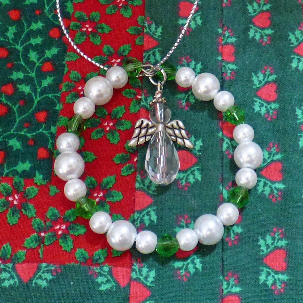 Thumbnail: Angel Ornament -small clear