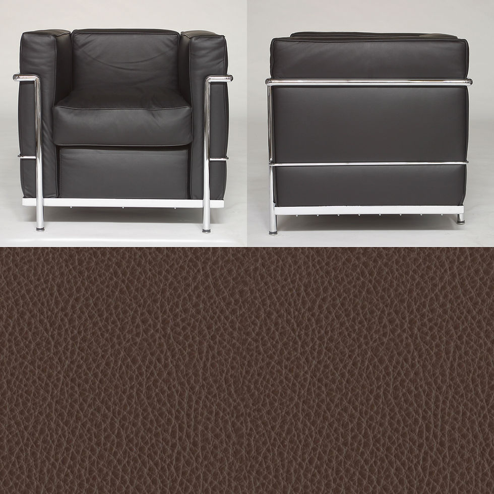 Thumbnail: Set 2 = 2 x LC 2 ARMCHAIR + 2 x EG table
