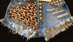 cheetah shorts
