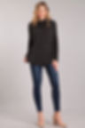 Knit Cowl Neck Top with Button Details Made in UAS