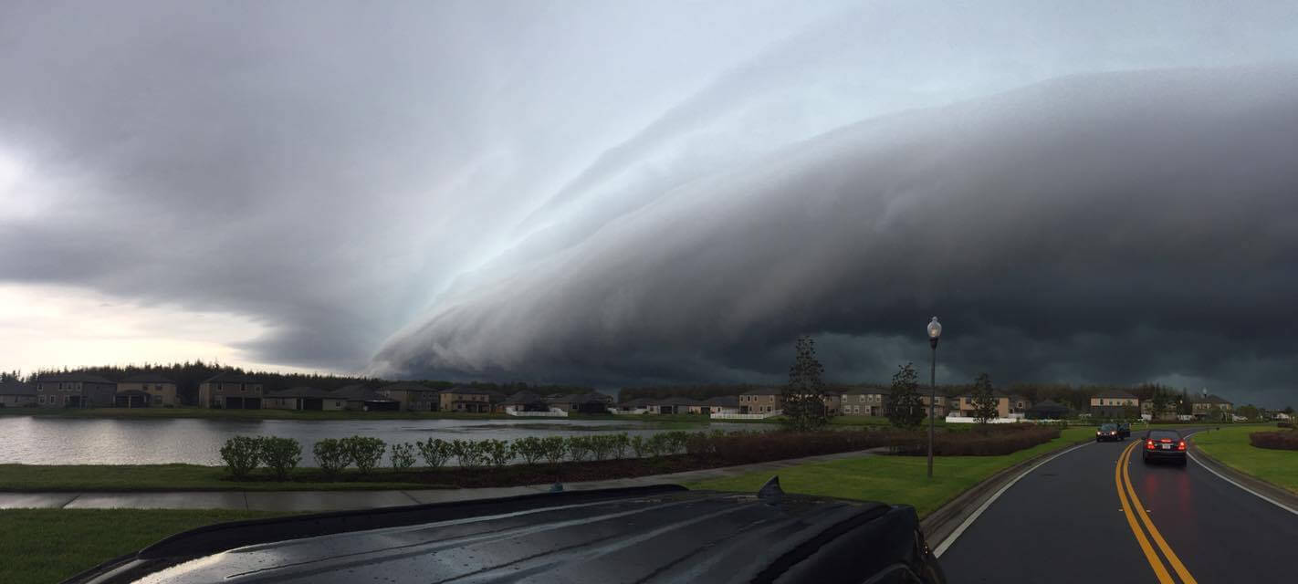 Storm System Moving Across Wesley Chapel Area
