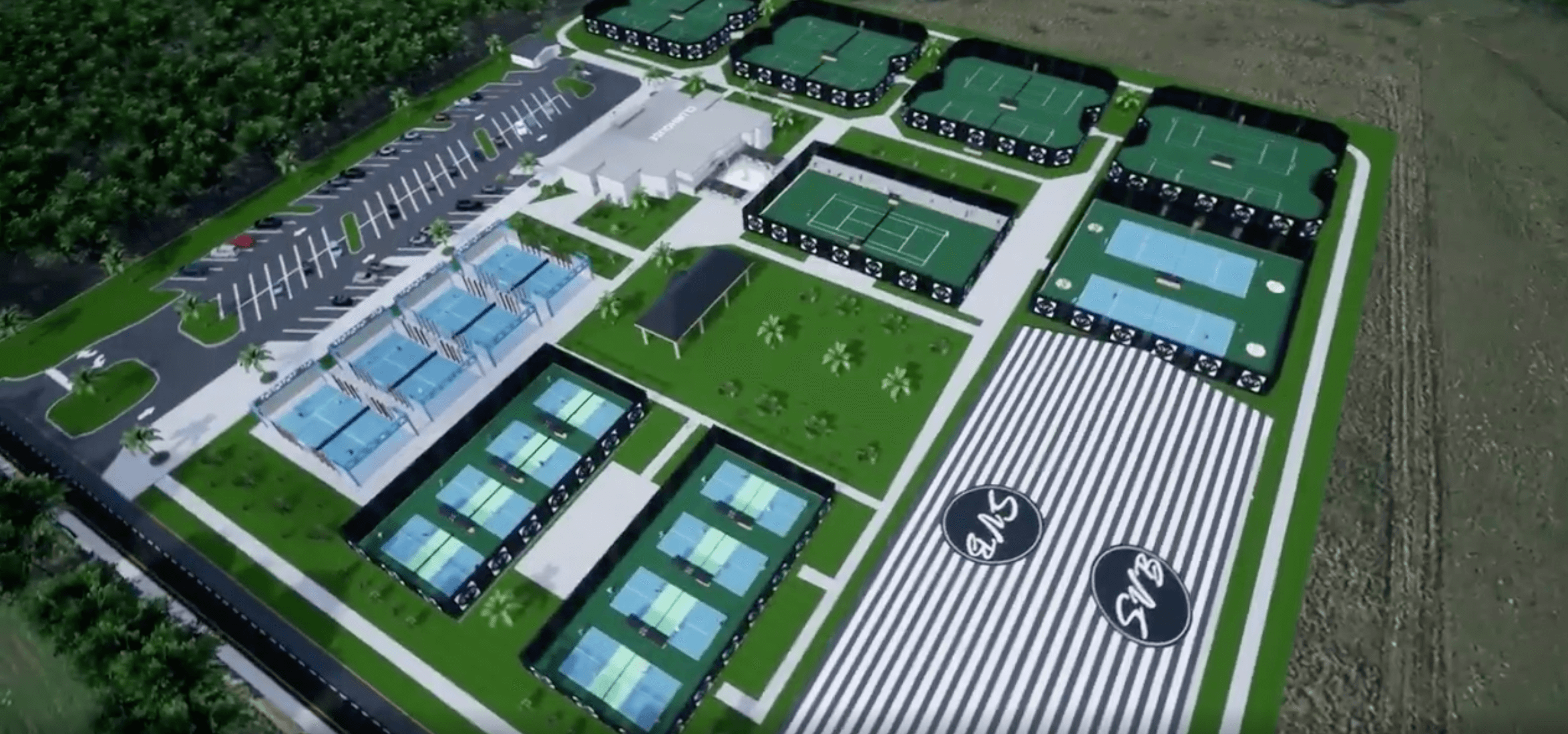 4.9 Million Dollar Tennis Center Under Construction