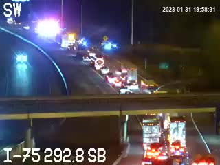 I-75 at Blanton Road Closed Due to Fatal Car Crash