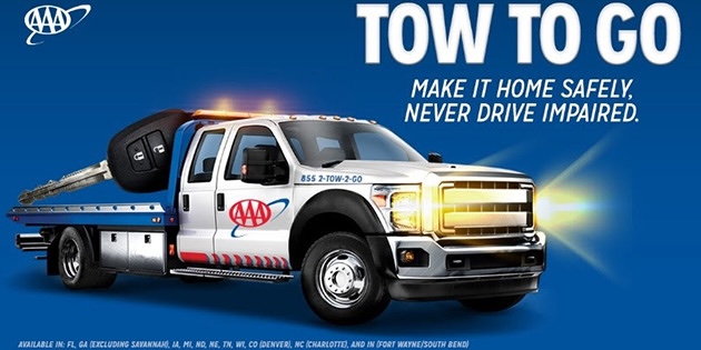 AAA offers Tow-to-Go option for Floridians who have too much to drink on New Year’s Eve