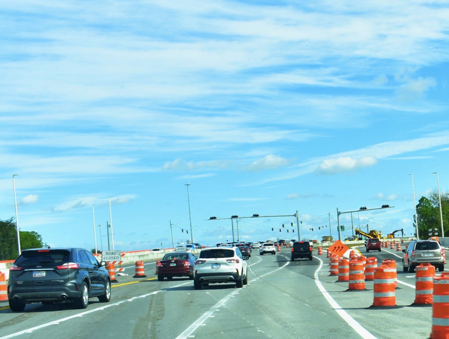 New Temporary 3rd lane opens on eastbound SR 56