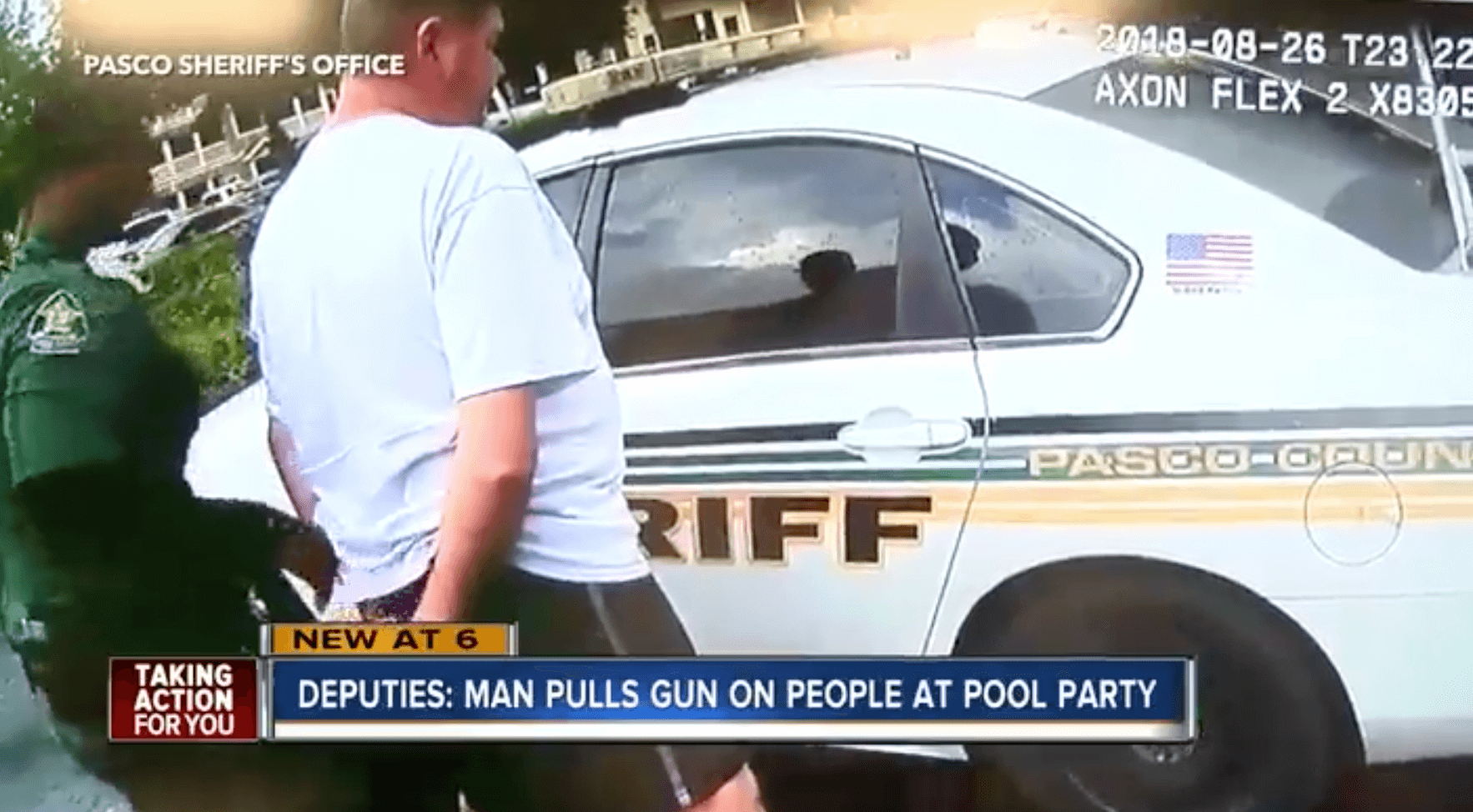 Man arrested for pointing a gun at families at Wesley Chapel Pool