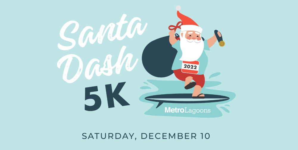 5K Santa Run December 10th at Epperson Lagoon