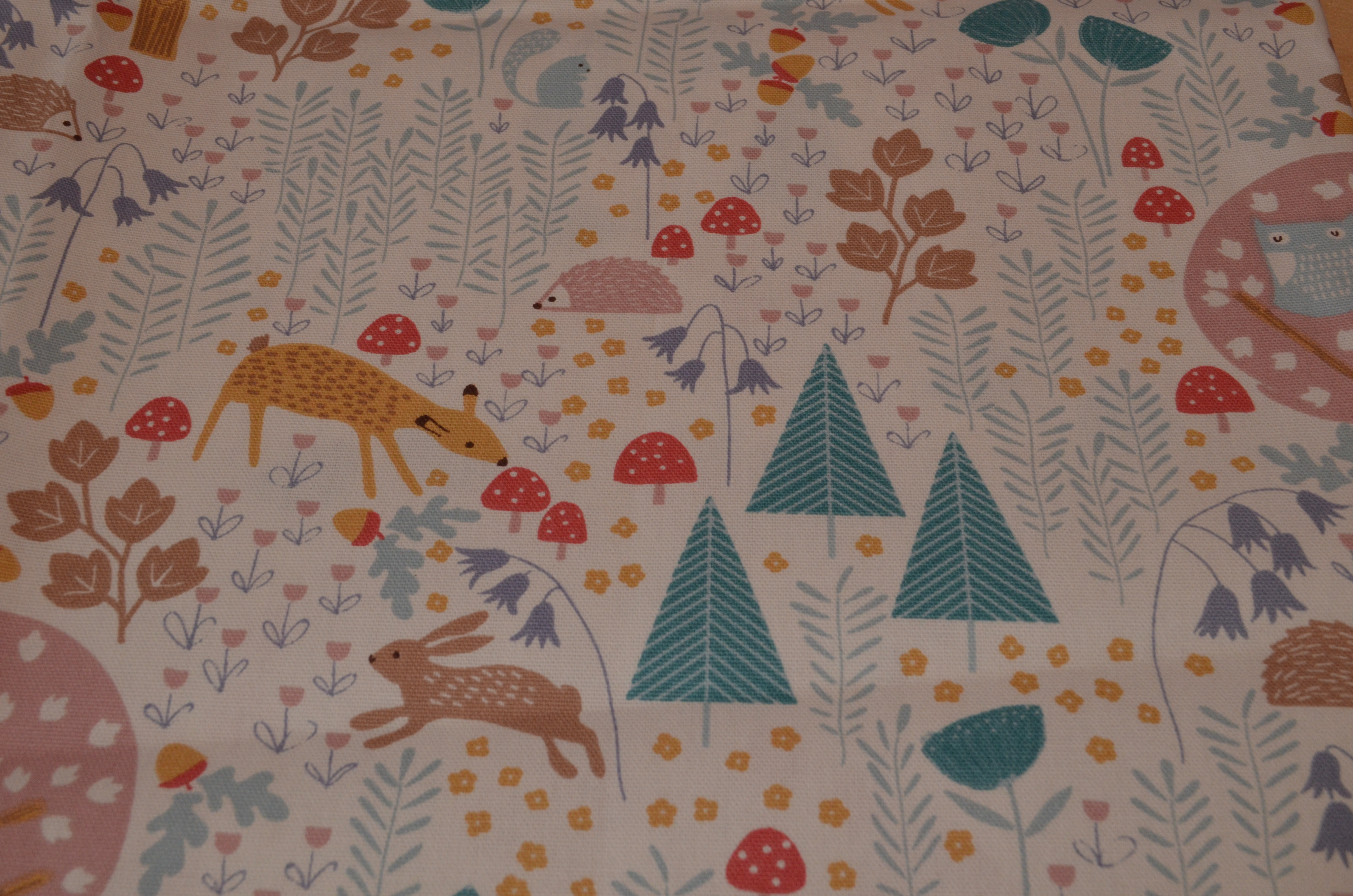 Animaux de la foret rose