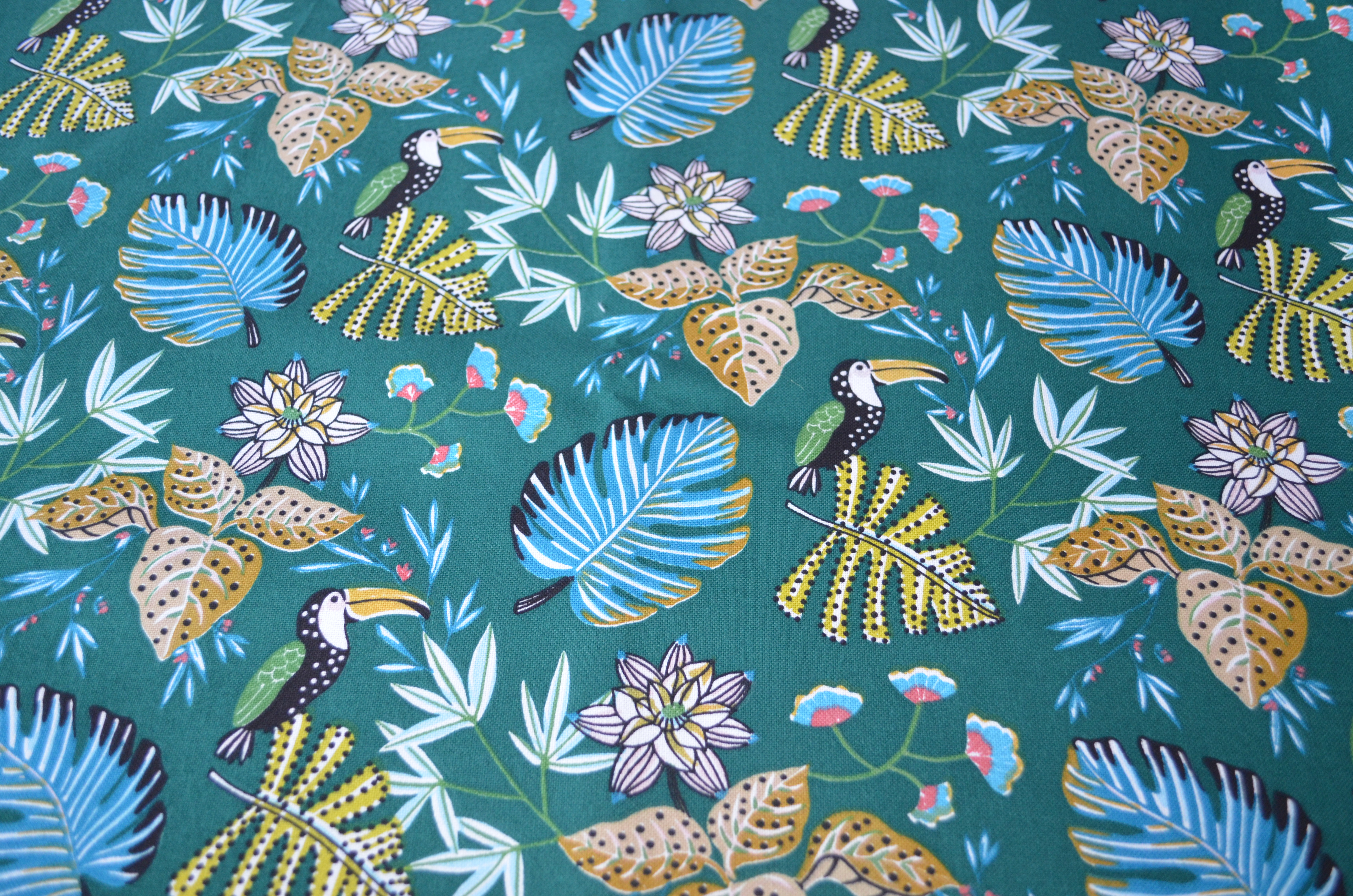 Motif Toucans vert