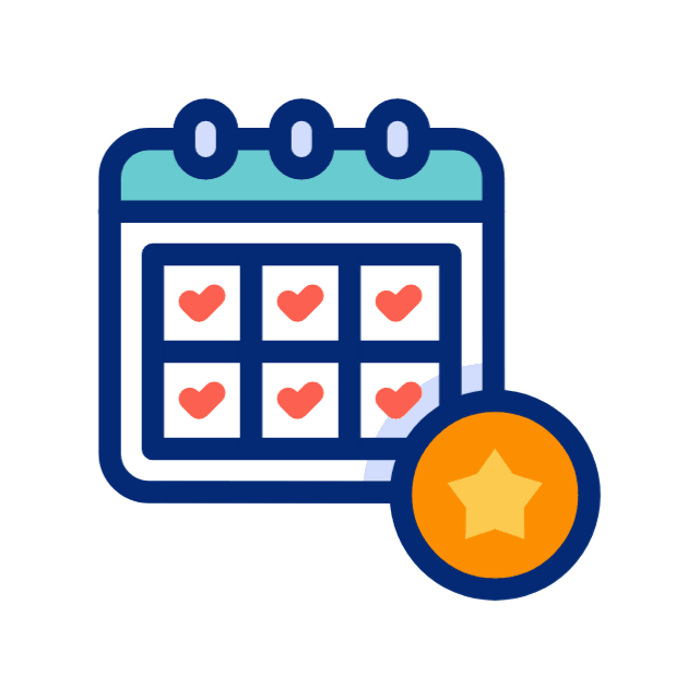 Calendar vector