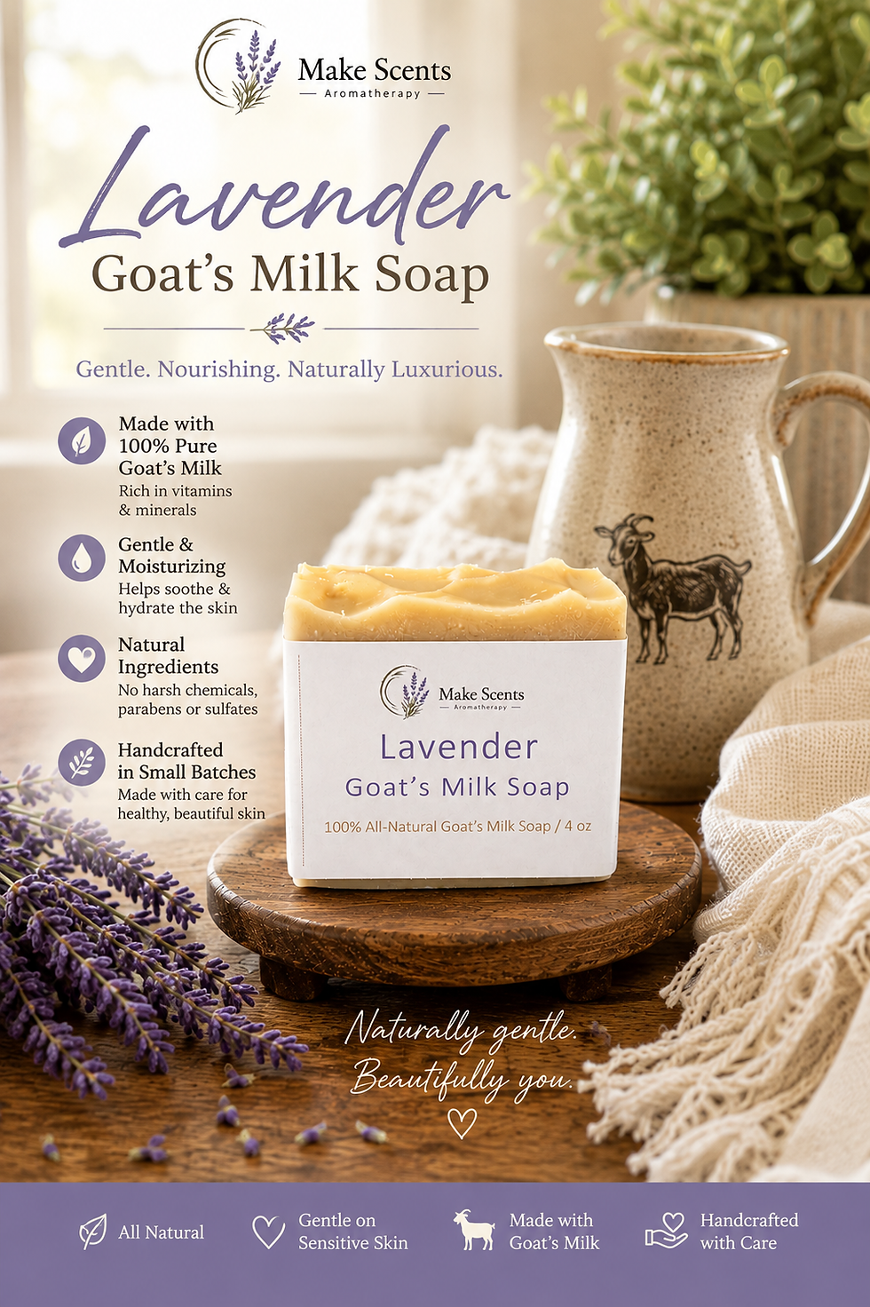 Thumbnail: Lavender Goat Milk Soap