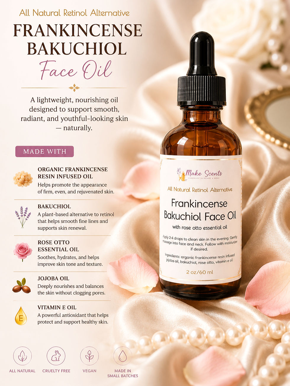 Frankincense Bakuchiol Face Oil